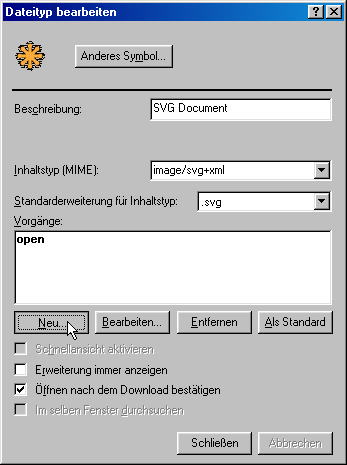 screenshot, Edit File Type