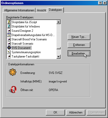 screenshot, Folder Options